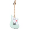 Squier Mini Jazzmaster Electric Guitar, with 2-Year Warranty, Surf Green, Maple Fingerboard