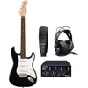 Fender Squier Debut Series Stratocaster, Black + PreSonus AudioBox Go Creator Bundle