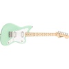 Squier Mini Jazzmaster Electric Guitar, with 2-Year Warranty, Surf Green, Maple Fingerboard