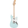 Squier Sonic Mustang Electric Guitar, with 2-Year Warranty, Daphne Blue, Maple Fingerboard