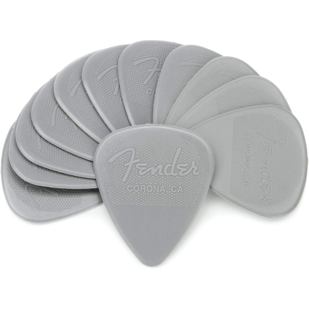 image:imageFender Nylon Guitar Picks 351 Shape Guitar Accessories Gray 073mm 12Pack073mm