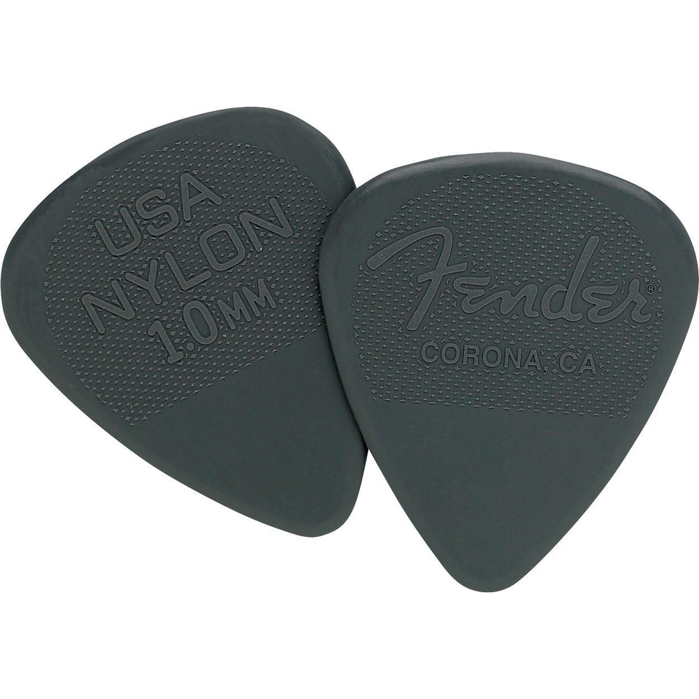 image:imageFender Nylon Guitar Picks 351 Shape Guitar Accessories Gray 073mm 12Pack100mm