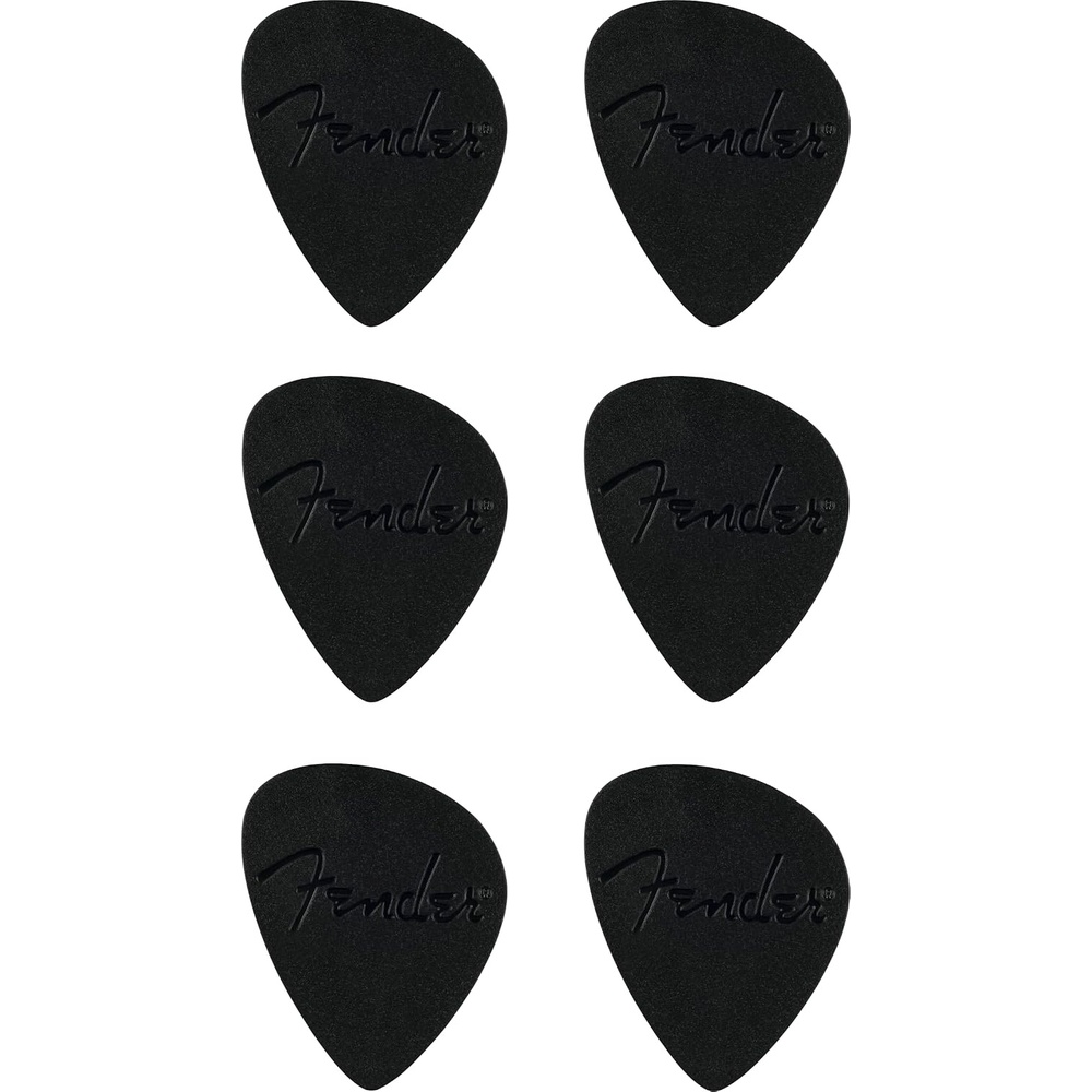 image:imageFender Offset Picks MultiColor 6PackBlack