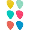 Fender Offset Picks, Multi-Color, 6-Pack(Multi-Color)