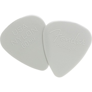 Fender Nylon Guitar Picks 351 Shape, Guitar Accessories, Gray, 0.73mm, 12-Pack(0.60mm)