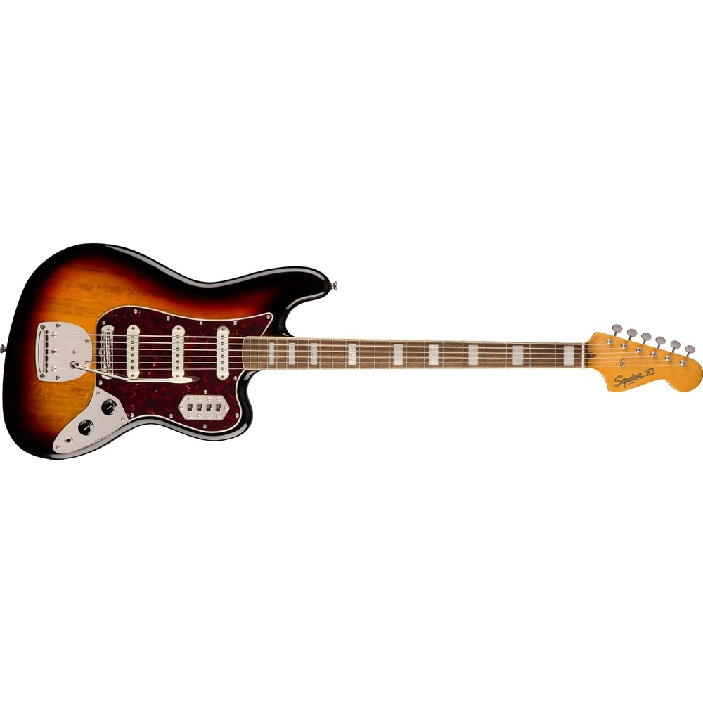 image:imageSquier Classic Vibe 6String Bass VI Black Laurel Fingerboard3Color Sunburst